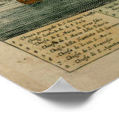  kaart van Valletta Malta (1700) Poster (Hoek)