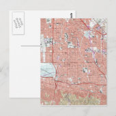  kaart van Van Nuys California (1966) (Voorkant / Achterkant)