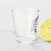 Kaart van Vanuatu, poststempel Shot Glas (Links)