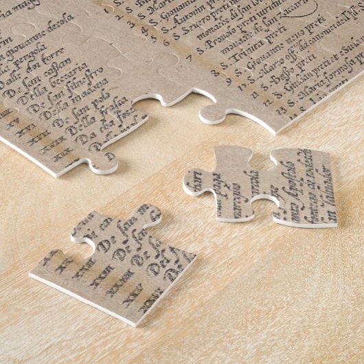  kaart van Venetië (1572) Legpuzzel (Zijkant)