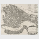  kaart van Venetië (1764) Cadeaupapier (Vlak)