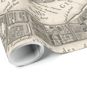  kaart van Venetië (1764) Cadeaupapier (Rol Hoek)