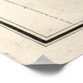  kaart van Venetië (1764) Poster (Hoek)