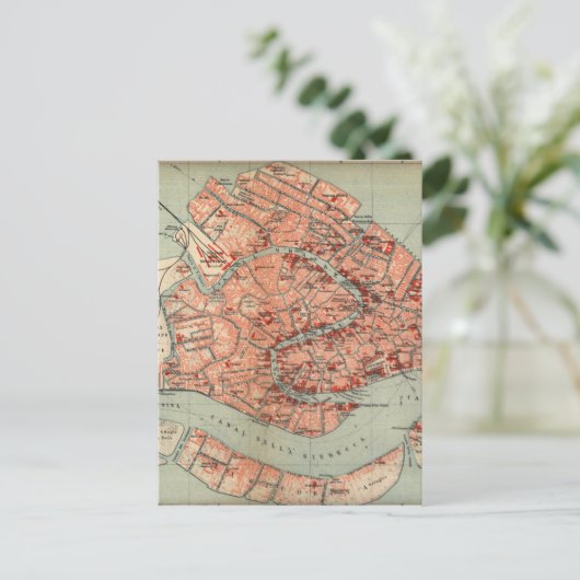 kaart van Venetië (1920) (Staand voorkant)