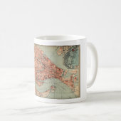  kaart van Venetië (1920) Koffiemok (Voorkant rechts)