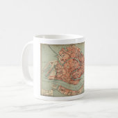  kaart van Venetië (1920) Koffiemok (Voorkant links)