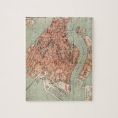  kaart van Venetië (1920) Legpuzzel (Verticaal)