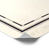  kaart van Venezuela (1920) Poster (Hoek)