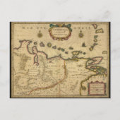 Kaart van Venezuela van Hendrik Hondius (1630) (Voorkant)