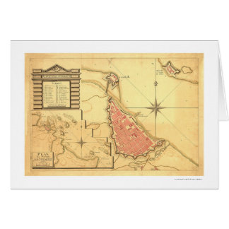 Kaart van Veracruz, Mexico door G. de Bois 1798