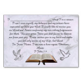 Kaart van verlossing voor spel (Achterkant)