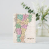  kaart van Vermont (1827) (Staand voorkant)