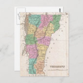  kaart van Vermont (1827) (Voorkant / Achterkant)