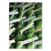 Kaart van verpakte bananenbladeren (Voorkant)