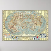 Kaart van Versie 2.0 van Internet. Poster (Voorkant)