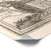  kaart van Vilnius Litouwen (1581) Poster (Hoek)