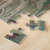 Kaart van Vilnius, Litouwen, van "Civitates Orbis  Legpuzzel (Zijkant)