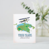 Kaart van Virgin Islands National Park (Staand voorkant)