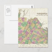  kaart van Virginia (1827) (Voorkant / Achterkant)