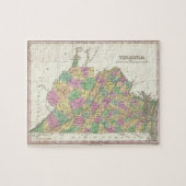 kaart van Virginia (1827) Legpuzzel (Horizontaal)