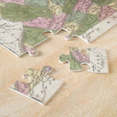  kaart van Virginia (1838) Legpuzzel (Zijkant)