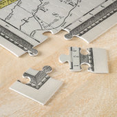 kaart van Virginia (1889) Legpuzzel (Zijkant)