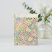 Kaart van Virginia, Maryland en Delaware (Staand voorkant)