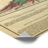 Kaart van Virginia Poster (Hoek)