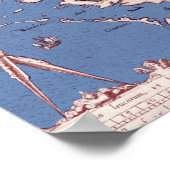 Kaart van Virginia Poster (Hoek)