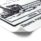  kaart van Virginia & West Virginia (1912) Poster (Hoek)