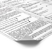 Kaart van voorwaarden 3.06 poster (Hoek)