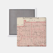Kaart van Warrick County Magneet (Voorkant / Achterkant)