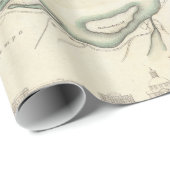  kaart van Warschau Polen (1831) Cadeaupapier (Rol Hoek)