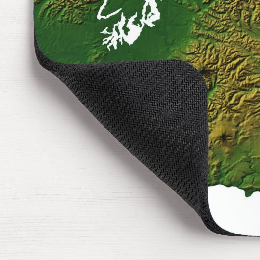 Kaart van Washington 3 Muismat (Hoek)