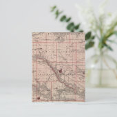Kaart van Washington County, staat Iowa (Staand voorkant)
