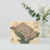  Kaart van Washington D.C. (1793) (Staand voorkant)