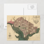  Kaart van Washington D.C. (1793) (Voorkant / Achterkant)