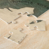 Kaart van Washington D.C. (1793) Legpuzzel (Zijkant)