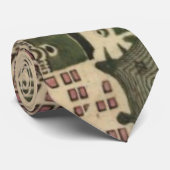  Kaart van Washington D.C. (1793) Stropdas (Opgerold)