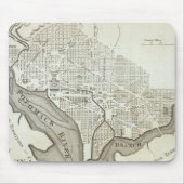  Kaart van Washington D.C. (1794) Muismat (Voorkant)