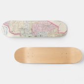  Kaart van Washington D.C. (1864) Skateboard (Horizontaal)
