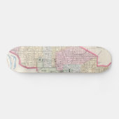  Kaart van Washington D.C. (1864) Skateboard (Horizontaal)