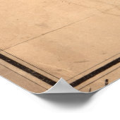 Kaart van Washington D.C. (1879) Poster (Hoek)