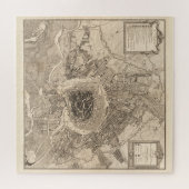  kaart van Wenen (1783) Legpuzzel (Horizontaal)