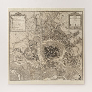 kaart van Wenen (1783) Legpuzzel