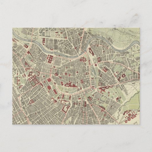 kaart van Wenen (1883) (Voorkant)