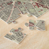  kaart van Wenen (1883) Legpuzzel (Zijkant)