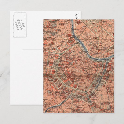  kaart van Wenen (1920) (Voorkant / Achterkant)