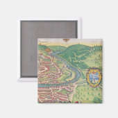 Kaart van Wenen Magneet (Voorkant / Achterkant)