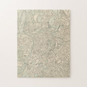  kaart van Wenen Oostenrijk (1901) Legpuzzel (Verticaal)